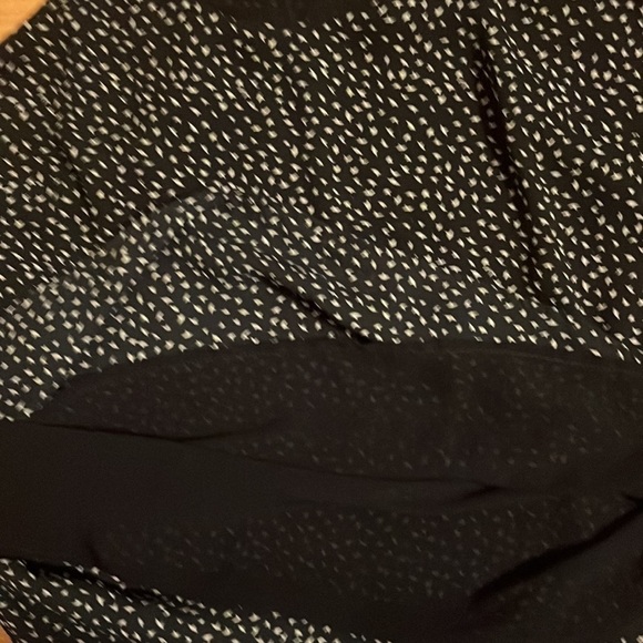 LOFT navy blue tank with white bird print. Unworn-Fully lined. Size small - Picture 3 of 5